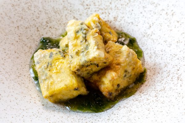 糸島の海香るだし巻玉子の天ぷら